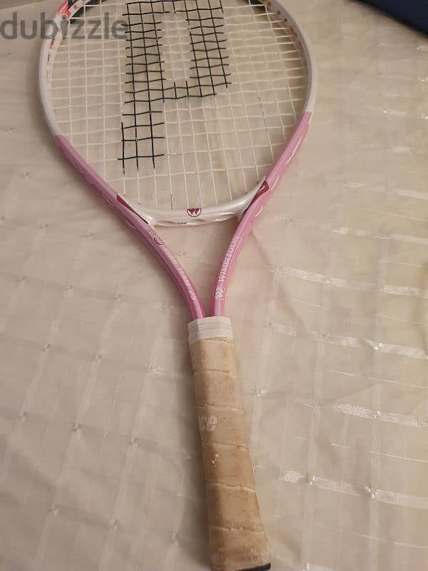 wimbledon sharapova air pink edition tennis racket 23 inch 2