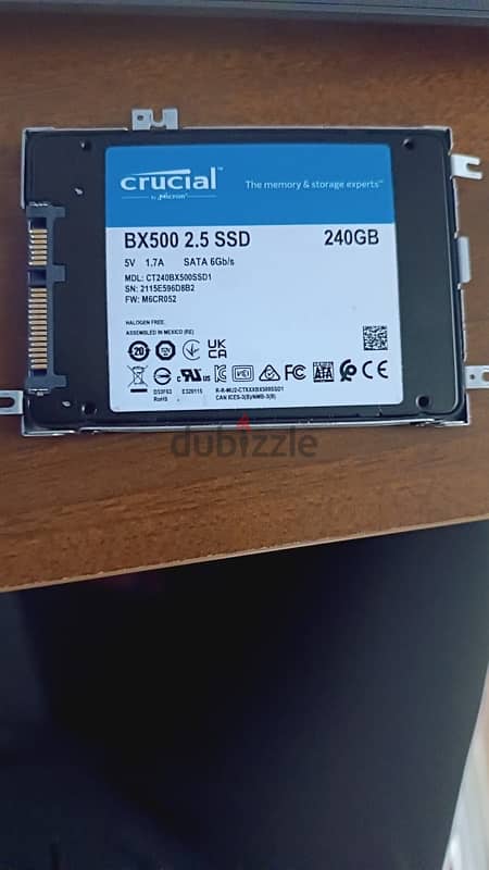 crucial bx500 240gb 0