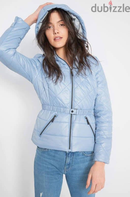 orsay baby blue jacket size 36 new 2