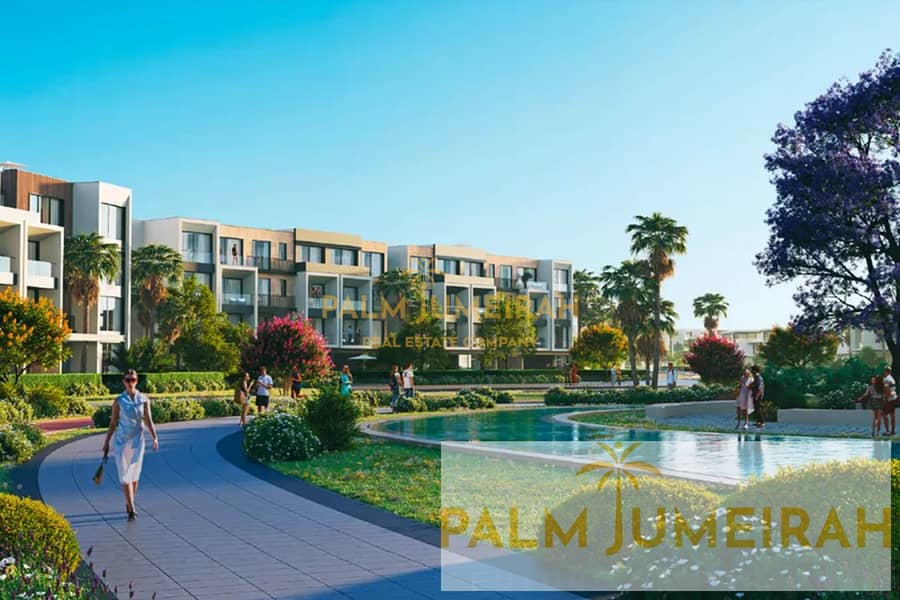 تاون هاوس ريسيل للبيع 216 م قلب 6 أكتوبر (مشروع PX Palm Hills) 0