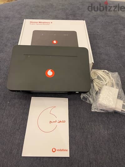 Black Vodafone Router Home Wireless+ راوتر فودافون هوائي