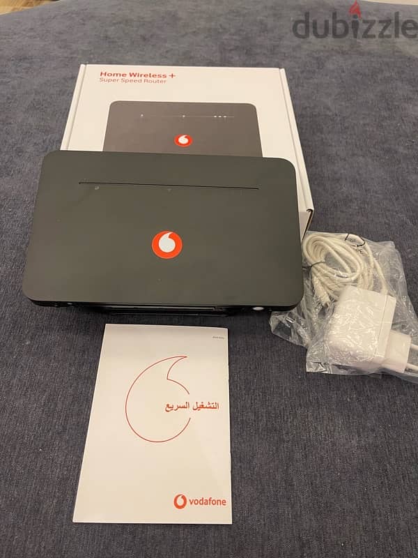 Black Vodafone Router Home Wireless+ راوتر فودافون هوائي - اكسسوارات و 