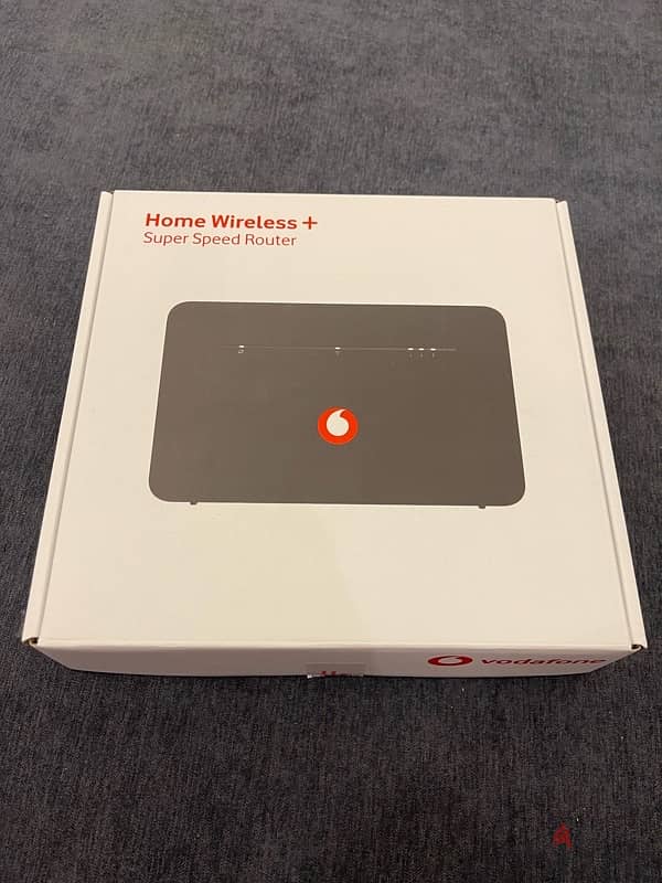 Black Vodafone Router Home Wireless+ راوتر فودافون هوائي 4