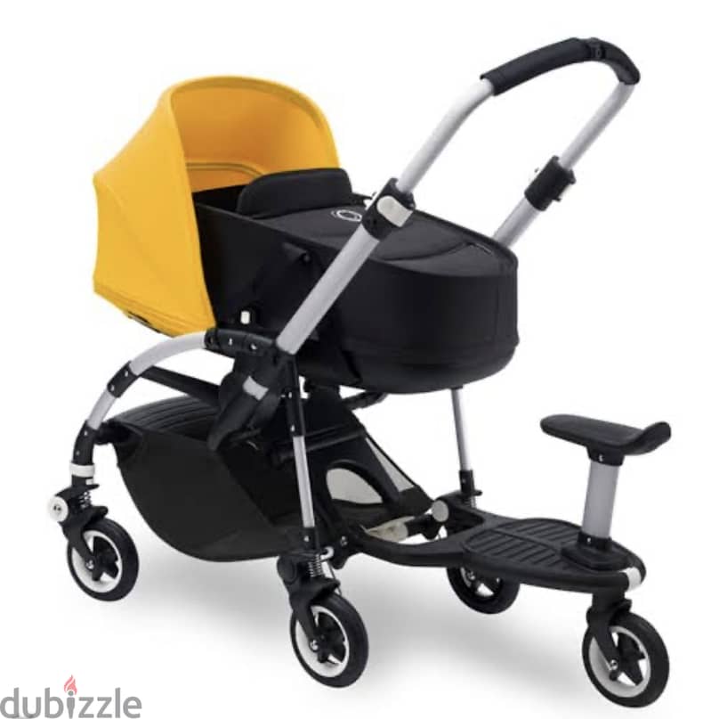 Bugaboo stroller and bassinet and bicycle extension 9