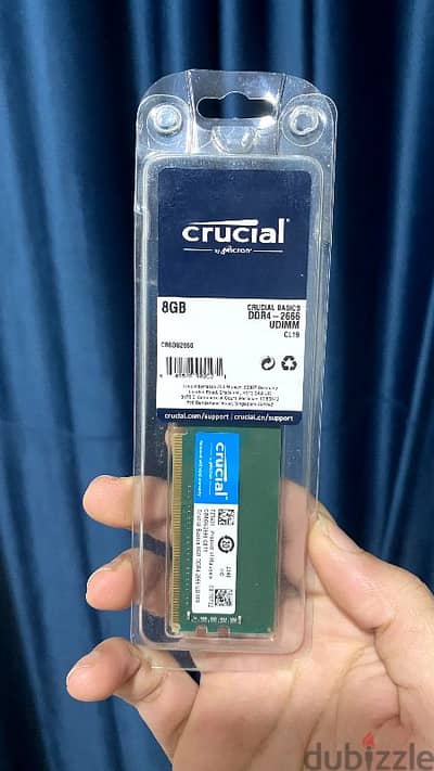 Ram Crucial 8G ddr4 2666 UDIMM