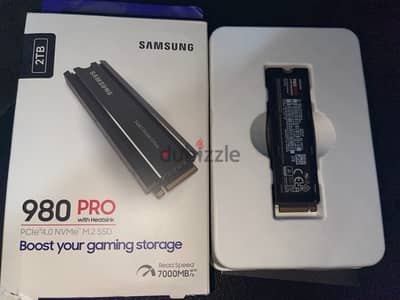 SSD NVME Samsung 980 pro 2TB استعمال شهرين