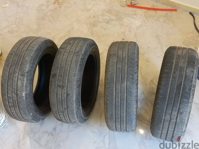 عدد ٤ فردة كاوتش بريدج استون تايلاندي185/60R16 خارج من نيسان سنترا٢٠١٩ 1