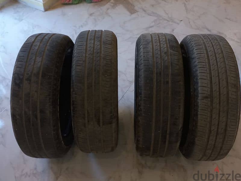 عدد ٤ فردة كاوتش بريدج استون تايلاندي185/60R16 خارج من نيسان سنترا٢٠١٩ 3