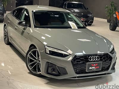 Audi A5 S-line Nardo grey * Cognac 5000 km الوحيده في مصر