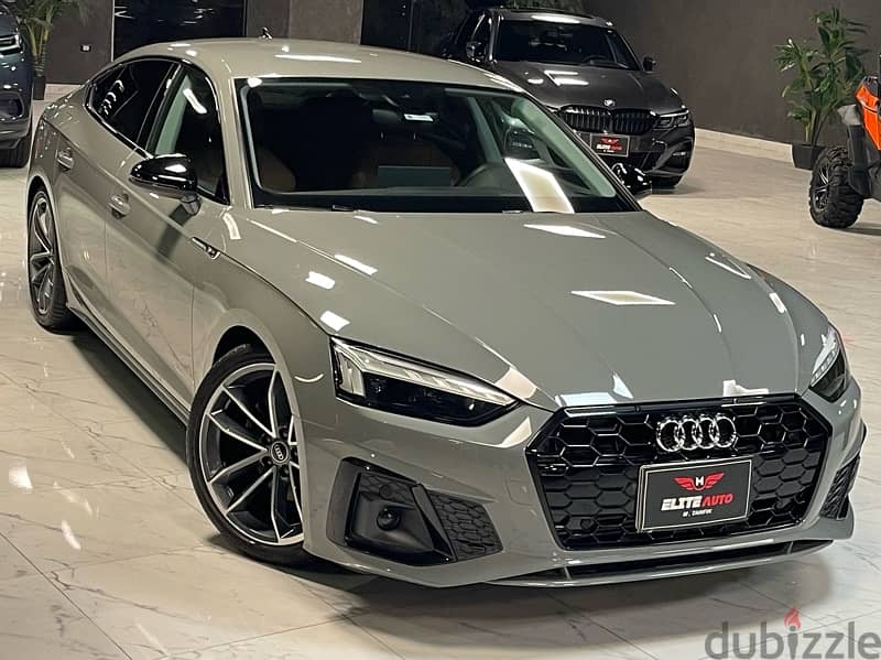 Audi A5 S-line Nardo grey * Cognac 5000 km الوحيده في مصر 0