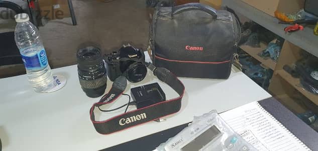 كاميرا Canon EOS 55D Rebel T2i 18MP APS-C Digital SLR مع وضع فيلم عالي