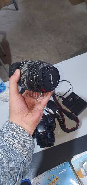 كاميرا Canon EOS 55D Rebel T2i 18MP APS-C Digital SLR مع وضع فيلم عالي 6