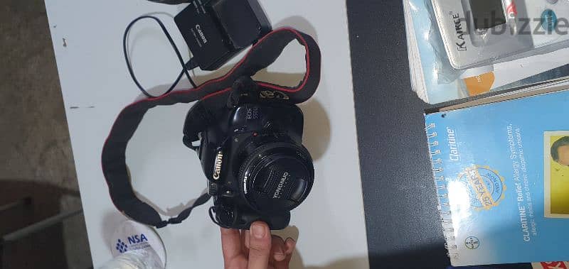 كاميرا Canon EOS 55D Rebel T2i 18MP APS-C Digital SLR مع وضع فيلم عالي 7