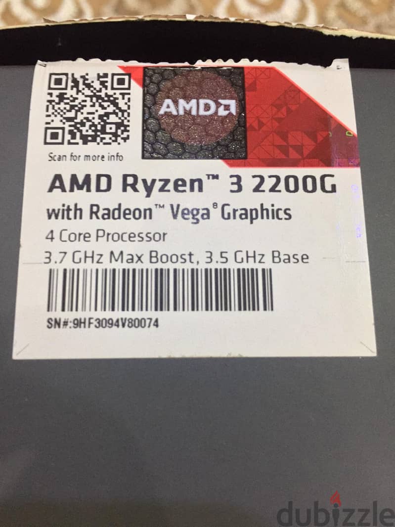 AMD Ryzen 3 2200G 3