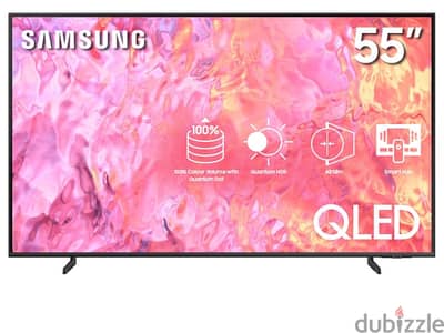 شاشه سامسونج كيوليد٥٥بوصة  Samsung TV QLED Q60 4k Ultra HD 55 inch