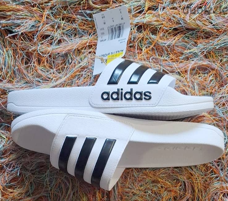 Original Adidas white slide size 35 شبشب اديداس 1