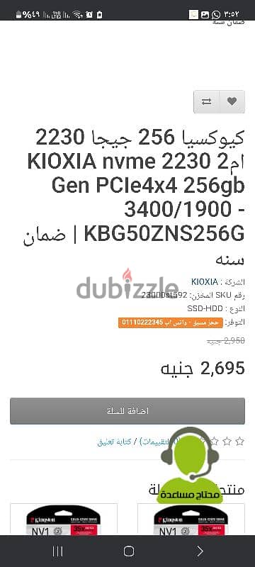 Kioxia M. 2 PCIe NVMe SSD - 256GB / M. 2 2230 / PCIe 4.0 2