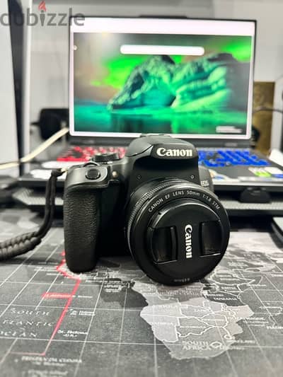 canon 850D with kit lens and 50mm