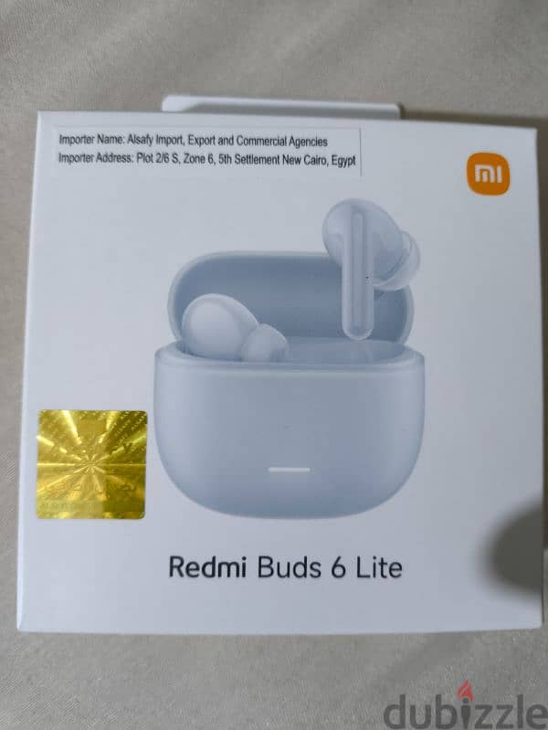 Redmi buds 6 lite متبرشمة 0