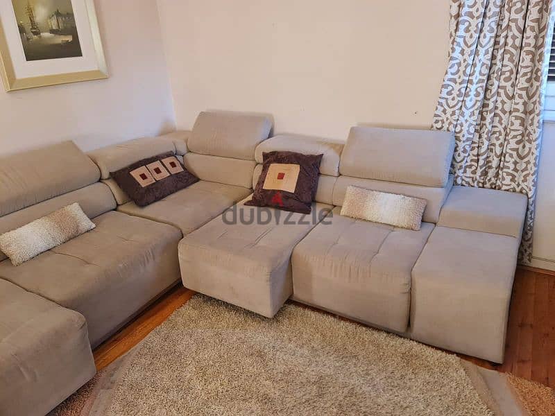 L shape imported sofa 1