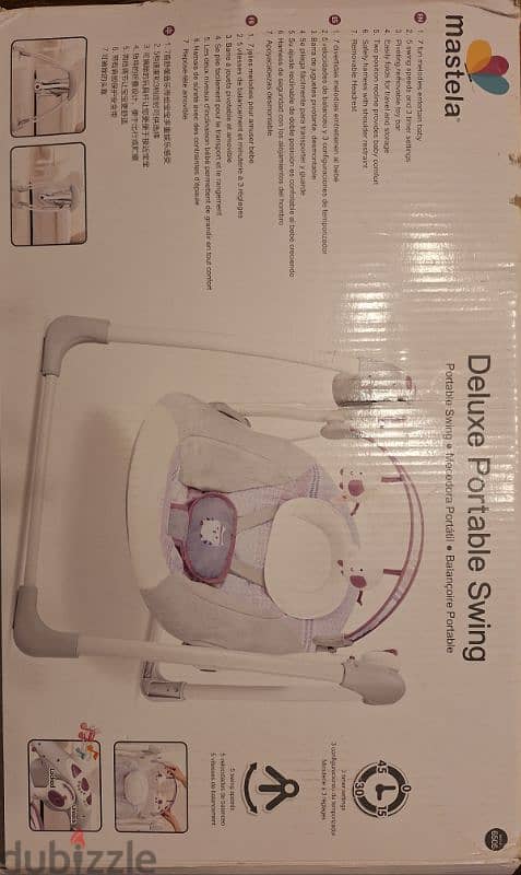 Mastela deluxe portable swing 4