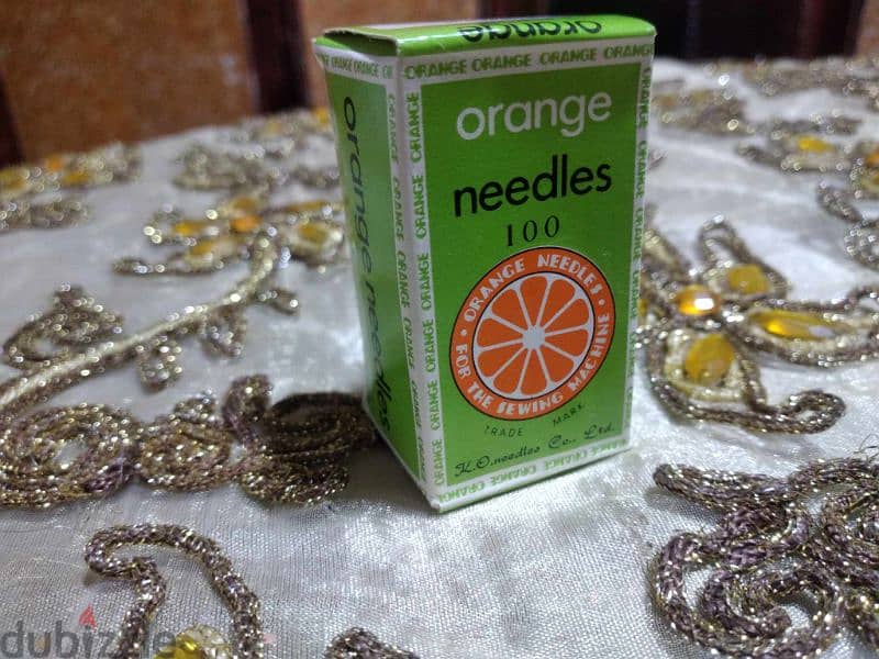 إبر مكن  orange needles 0