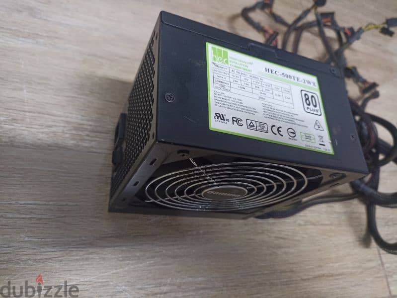 Gamma HEC 500W power supply 80 plus 1