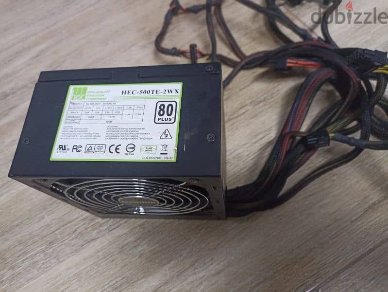 Gamma HEC 500W power supply 80 plus 5