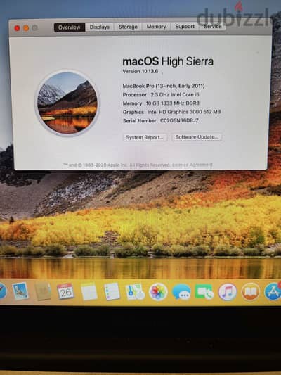 Macbook pro 2011 13inch