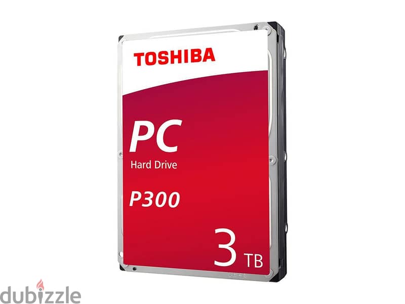 هارد ديسك TOSHIPA P300 3TB - HDD PC 3.5" TOSHIBA P300 3TB - RED 1