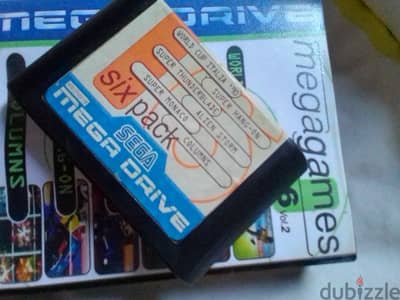 Mega Games 6 (Original Sega Megadrive Cartridge) Made in Japan