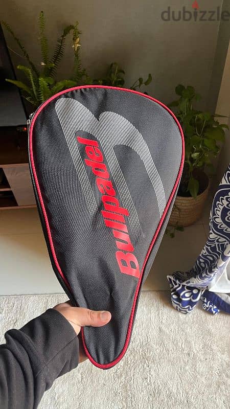 Bullpadel INDIGA Power 22 with case  مضرب بادل INDIGA POWER 22 1