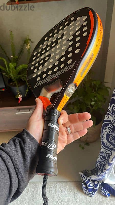 Bullpadel INDIGA Power 22 with case  مضرب بادل INDIGA POWER 22 3