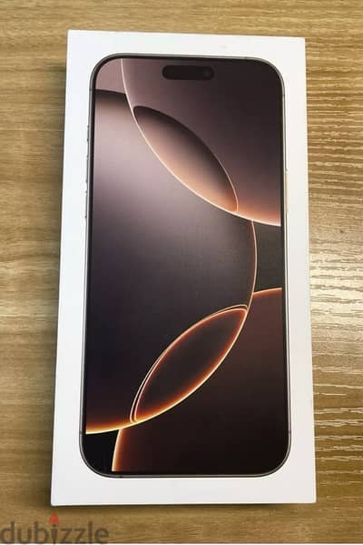 New sealed IPhone 16 pro max desert titanium from Qatar