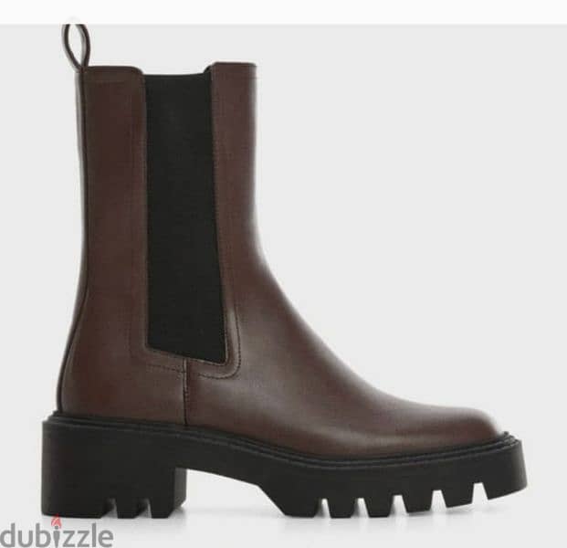 mango brown boot 0