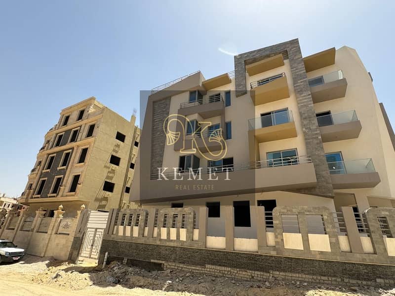 ready to move apartment in new nargs corner building nearby gamal abdelnasser axis 0