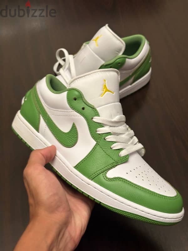 new nike jordan 1 low green size 44 4