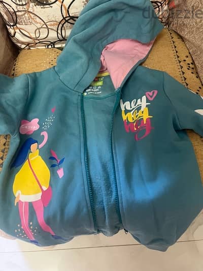 girls sweatshirt 10-11 years cotton