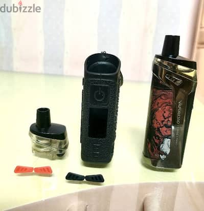 فيب vaporesso target pm80 بحاله ممتازة شبه جديد بجراب سيليكون