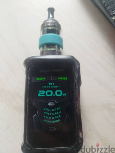 فيب Gekk vape 200w كويل siren V2 بطاريات متغيرة من 5 شهور