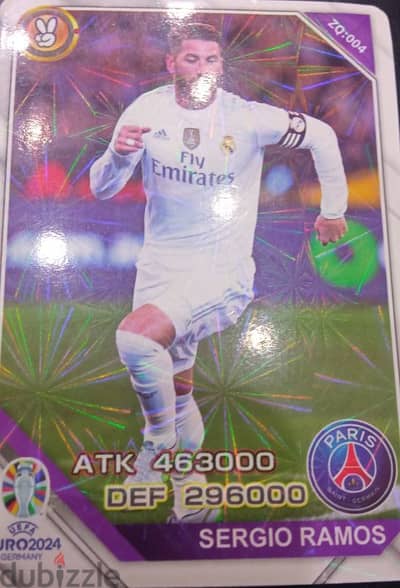 sergio ramos card