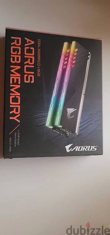 DDR4 3600MHZ (2X8GB) AORUS RGB MEMORY 1