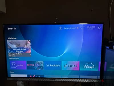 Hoho 49 inch android TV 4K with box and remote