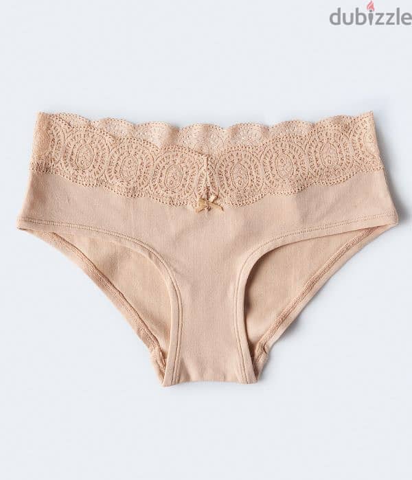 Aeropostale Basic Lace Detail Elastic Waist Panties Women (8 Pieces) 1