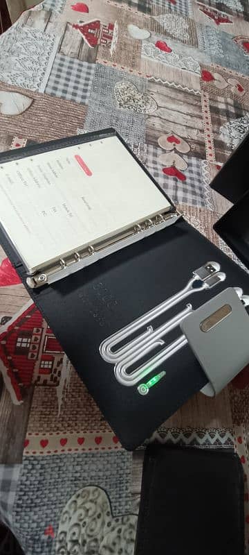 techbook note book with 8000 built in Powerbank - أجندة بباور بانك 2