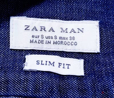 قميص جينز Zara أورجينال