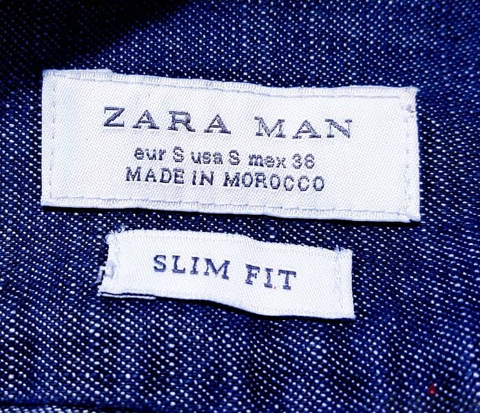 قميص جينز Zara أورجينال 1