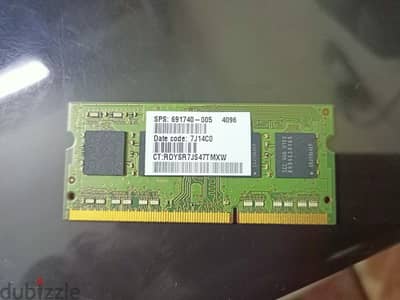 رام سامسونج 4 جيجا ddr3