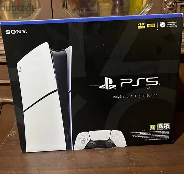 Playstation 5 Slim Digital New 1TB (International Version)زيرو متبرشم 0