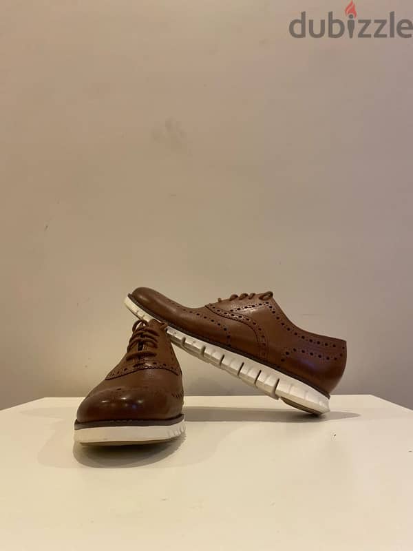 COLE HAAN ZERØGRAND REMASTERED WINGTIP OXFORDS SIZE 42 EU 3